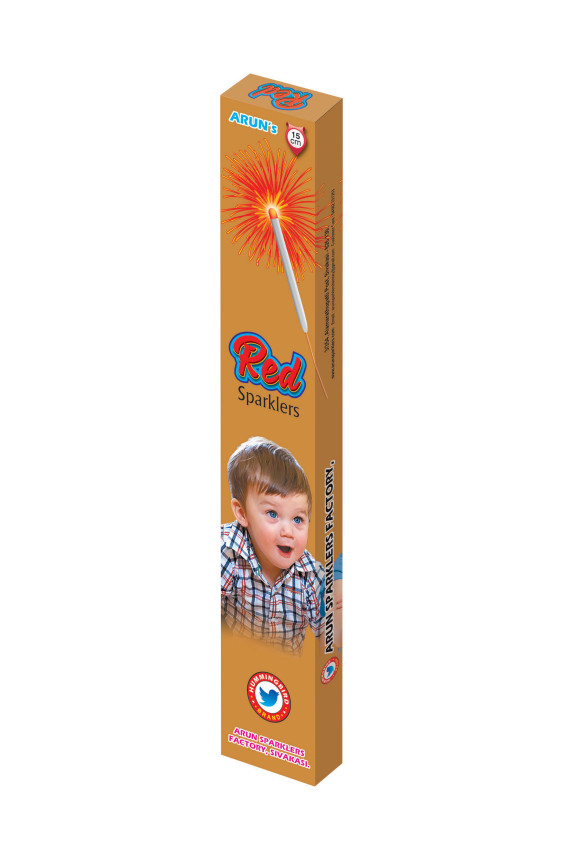 15 cm Red Sparklers