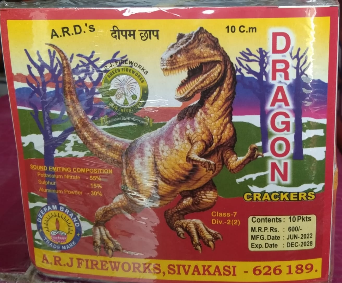 5'' Dragon Crackers (ARD Brand)