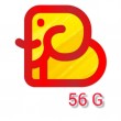 56 G