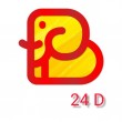 24 D