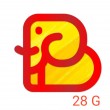 28 G