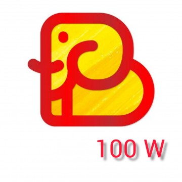 100 W