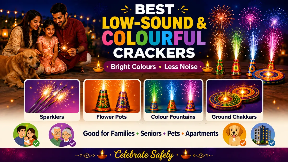 Best Low Sound and Colourful Crackers for a Family Friendly Diwali