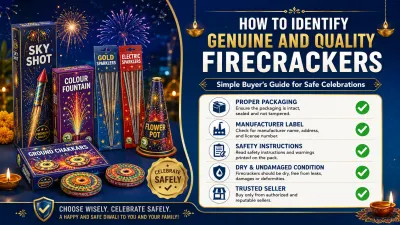 How to Identify Genuine and Quality Firecrackers – A Smart Buyer’s Guide