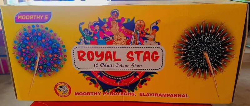16 Shot Royal Stag (Multicolour - Moorthy's Brand)