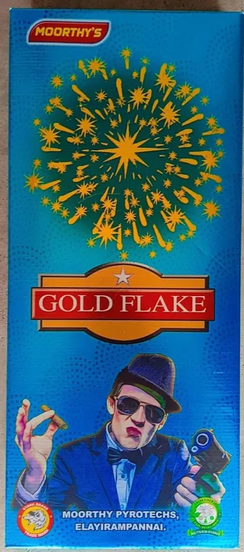 4" inch Pipe Gold Flake