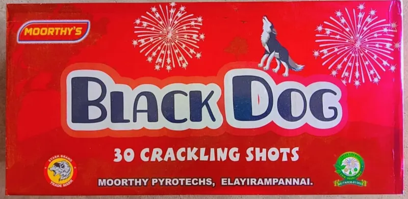 Black Dog (30 Crackling Shot- Moorthy Brand)